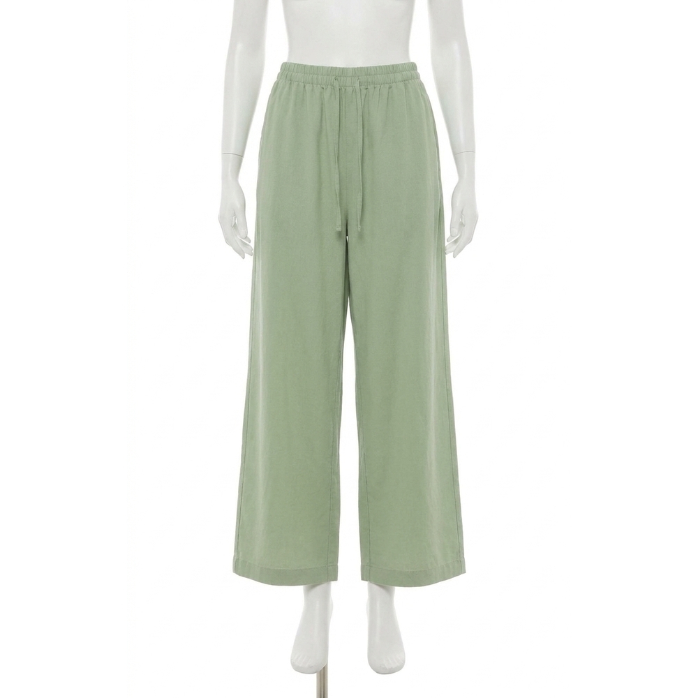 NEW Z SUPPLY scout jersey crop flare pant in crystal green